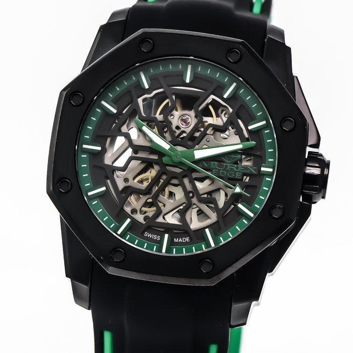Murex - EDGE Skeleton Automatic - MUA661-BX-12 - Zonder, Bijoux, Sacs & Beauté, Montres | Hommes