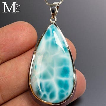 Uitzonderlijke Larimar - “Atlantis Stone” -