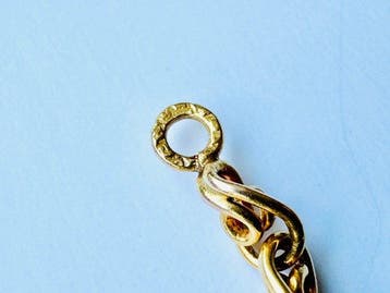Halsketting - 21.6 kt. Geel goud - 1.31ct. tw. Diamant, Nieuw