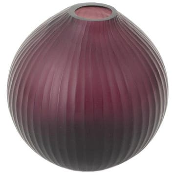 Flamant Vaas Soliya, S - Nieuw in verpakking - Ongebruikt, Verzenden, Nieuw, Paars, Glas
