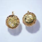 Zonder minimumprijs - Oorbellen - 18 karaat Geel goud -, Nieuw