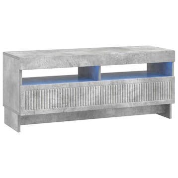 vidaXL LED tv-meubel Betongrijs Bewerkt hout, Verzenden