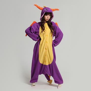 Onesie Paarse Draak Spyro Pak XL-XXL Drakenpak Dino Kostuum, Kleding | Heren, Ophalen of Verzenden, Nieuw