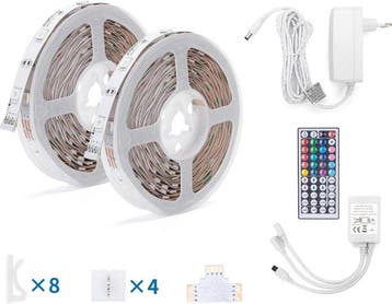 Led Strip - RGB - IP65 - 2x 5M - Zelfklevend - Aigostar, Verzenden
