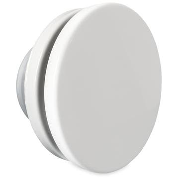 Toevoerventiel staal aansluitdiameter 160mm - WIT RAL 9016, Doe-het-zelf en Bouw, Verzenden, Nieuw
