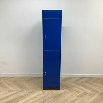 metalen wasgoed kast, 2 vaks met sleutels (hxbxd) 190x42x50, Huis en Inrichting, Gebruikt