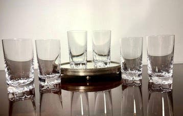 Sevres - Drinkservies voor 6 (6) - Kristal, Antiek en Kunst