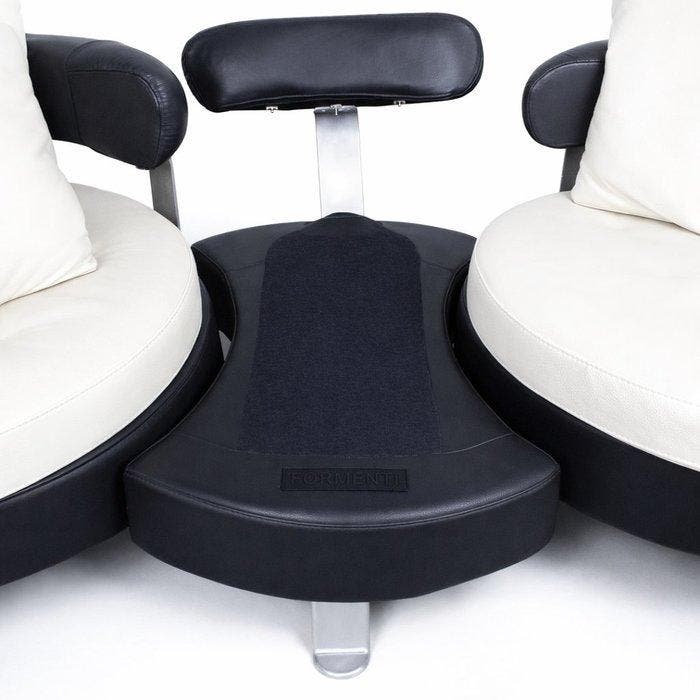 Formenti - Sofa - Leder, Metaal, Maison & Meubles, Maison & Meubles | Autre