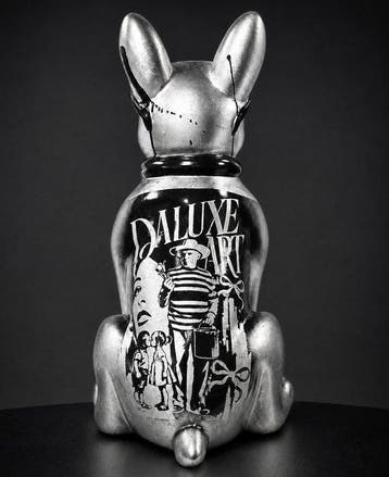 Daluxe Art - 1999 • XL Pop Art Dog, Antiquités & Art