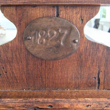 Bureauklok - Mauthe - Messing, Hout - 1930-1940, Antiek en Kunst