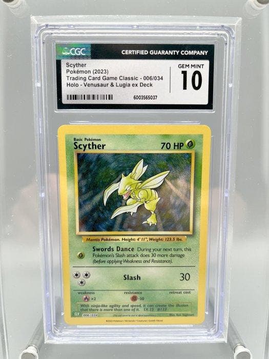 Pokémon Graded card - Scyther - CGC - Sword & Shield, Hobby & Loisirs créatifs, Jeux de cartes à collectionner | Pokémon