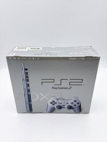 Sony - #2078.Sony PlayStation 2 PS2 Satin Silver – Original, Nieuw