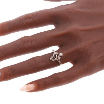 Ring - 18 karaat Geel goud - Diamant - Vintage uit 1900, Art