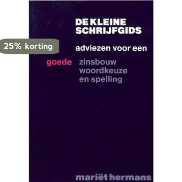 KLEINE SCHRIJFGIDS, DE 9789062838929 Mariët Hermans, Verzenden, Zo goed als nieuw, Mariët Hermans