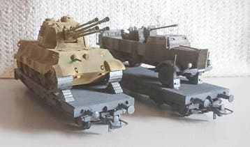 Roco H0 - Wagon de marchandises pour trains miniatures (2) -