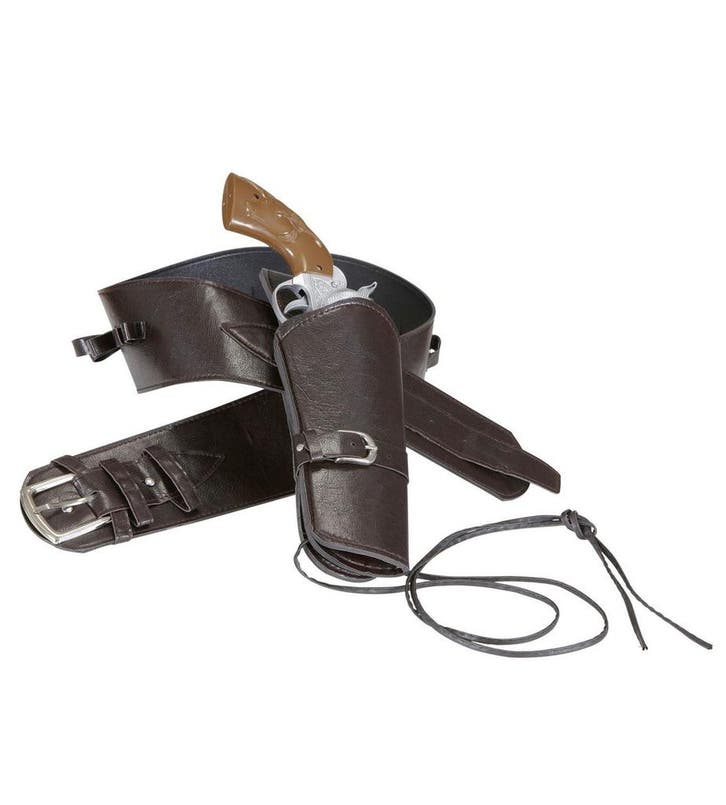 Bruine Holster Met Riem, Hobby & Loisirs créatifs, Articles de fête, Envoi