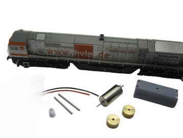 micromotor TME001C TT motor ombouwset voor Mehano Blue Tiger, Overige merken, Gelijkstroom, Verzenden, Overige typen