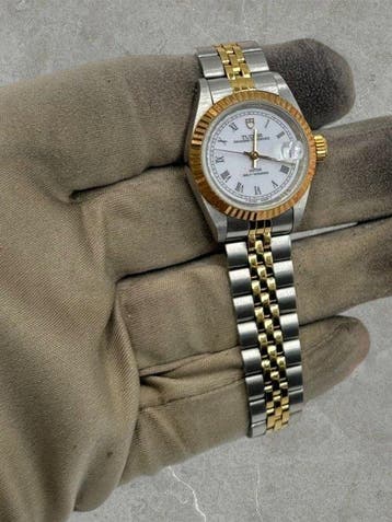 Tudor - Princess Oysterdate - 92413 - Femme - 1980-1989, Handtassen en Accessoires, Horloges | Antiek