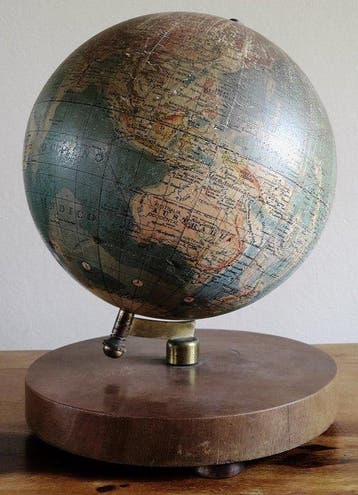 GLOBE TERRESTRE Paluzie 1930 - Antonio Santamans, Espagne,