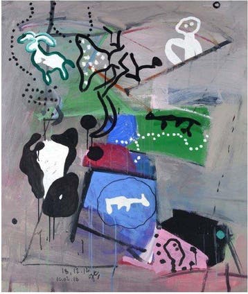 Jean Gaudaire Thor (1947) - Senza titolo, Antiquités & Art, Art | Peinture | Moderne