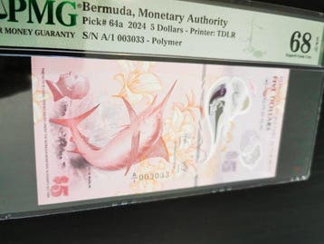 Bermudes. - 5 Dollars - 2024 - Pick 64a (Sans prix de