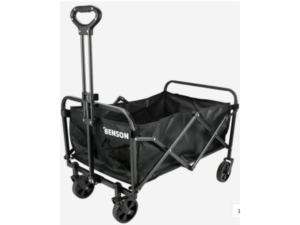 Veiling - Opvouwbare bolderkar 90kg 60l, Caravans en Kamperen, Bolderkarren