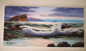 Bruno Di Giulio (XX-XXI) - Mareggiata Nel Golfo di Napoli