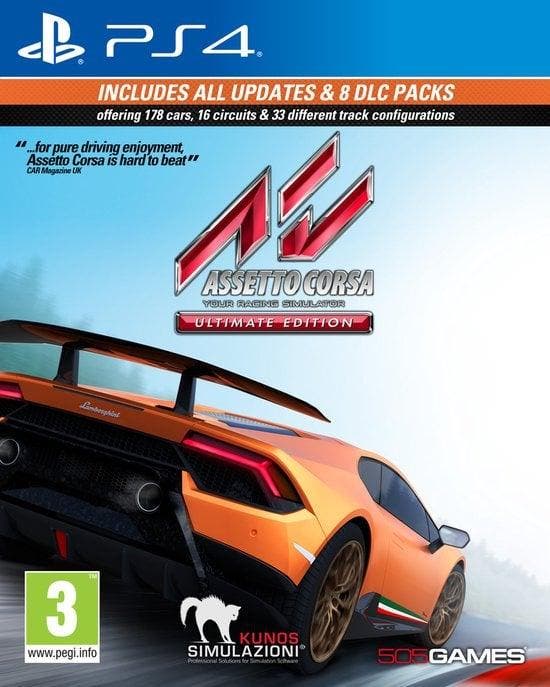 Assetto Corsa Ultimate Edition (Nieuw) (PS4 Games), Consoles de jeu & Jeux vidéo, Jeux | Sony PlayStation 4, Enlèvement ou Envoi