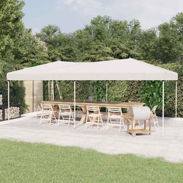 vidaXL Partytent inklapbaar 3x6 m wit, Verzenden