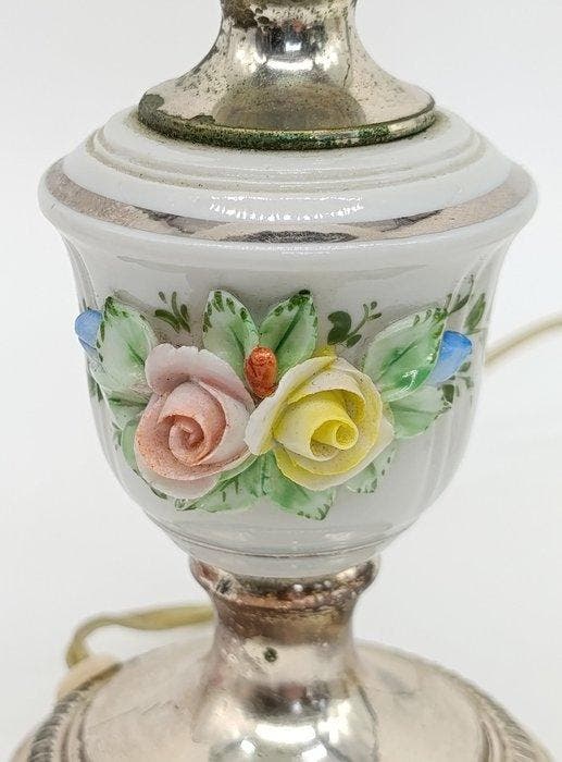 Lamp - .800 zilver, Antiek en Kunst, Curiosa en Brocante