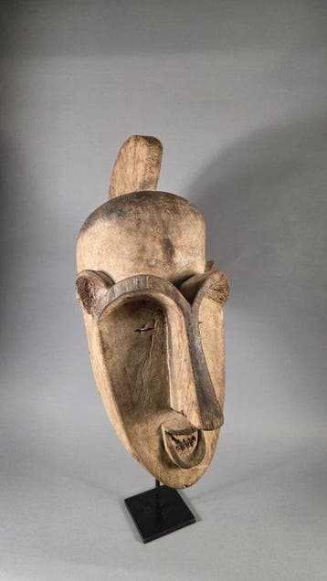 Houten masker - stad - Gabon (Zonder minimumprijs), Antiek en Kunst, Kunst | Niet-Westerse kunst