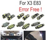 Kit 14 Ampoules Led Intérieur Pour Bmw X3 E83 04-10, Autos : Pièces & Accessoires, Verzenden