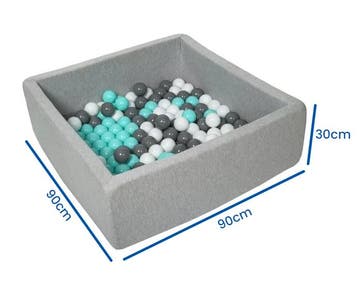 Speelgoed Ballenbad | Wit/Grijs/Turquoise | Premium | OP=OP, Ophalen of Verzenden, Racebaan