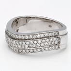 Bague - 18 carats Or blanc Diamant (Naturelle)