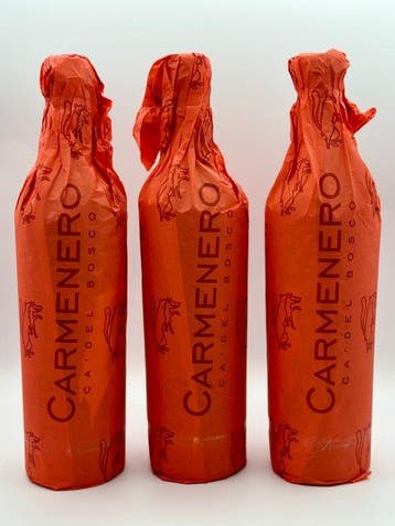 1999 Carmenero, Ca del Bosco - Lombardie - 3 Bouteilles, Verzamelen, Wijnen, Nieuw
