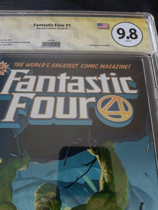 Fantastic Four (Vol. 6) #1 - EGC 9.8 - Signed by Sara, Boeken, Strips | Comics