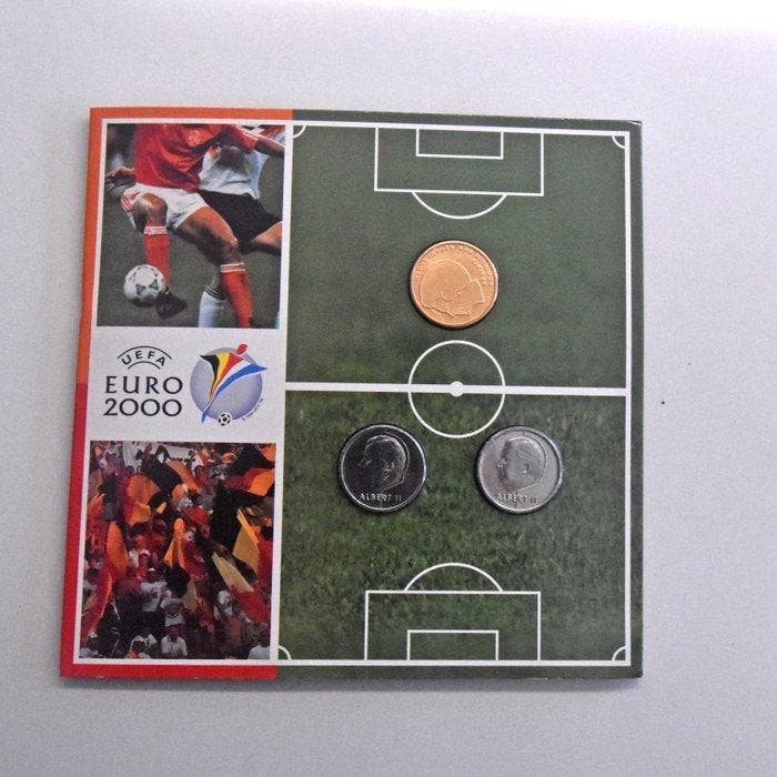 Belgique. 1998 , 1999, 2000(2X) en 2001 (Sans prix de, Postzegels en Munten, Munten | Nederland