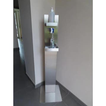 Desinfectiezuil | RVS | Schappen | 1250(h)mm Attends, Verzenden, Nieuw in verpakking