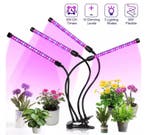 LED kweeklamp kweek groei bloei lamp planten + timer *4x arm, Verzenden, Nieuw