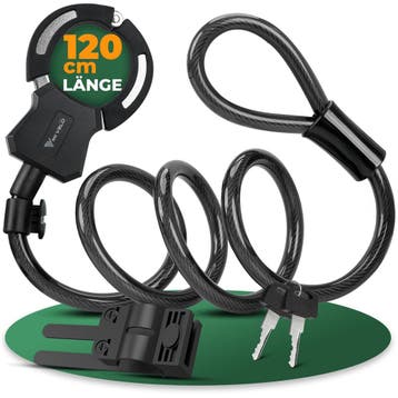 2dekans | MIVELO e scooter slot - handboei kabelslot 120 cm, Fietsen en Brommers, Ophalen of Verzenden, Nieuw