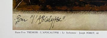 Pierre-Yves Trémois - LApocalypse : Le Surhomme, Antiquités & Art