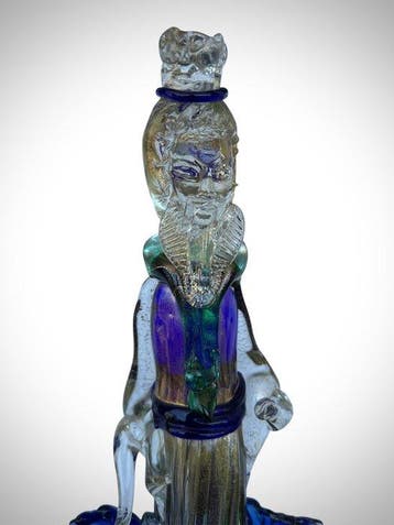 Murano - Figuur - Samurai Giapponese - Murano-glas, Antiek en Kunst