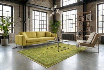 Vintage vert lime - Tapis - 290 cm - 165 cm - avec, Nieuw