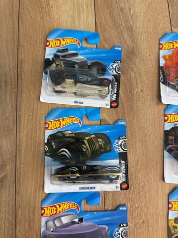 Hot Wheels 1:64 - Modelauto (50) - Ford - Fiat, Honda, Audi
