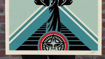 Shepard Fairey (OBEY) (1970) - Lotus Angel