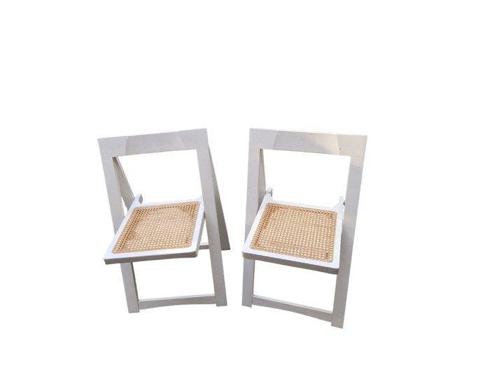 Stoel - Hout - Twee vintage stoelen, Antiquités & Art, Art | Objets design