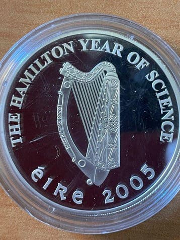 Ierland. 10 Euro 2005 Sir William Rowan Hamilton Proof