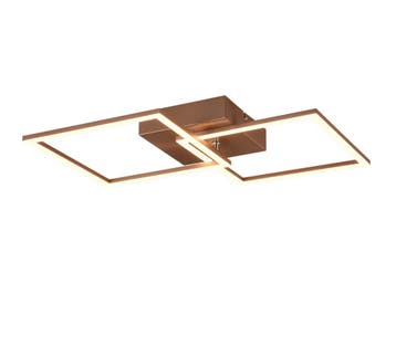 Trio TRAIL plafondlamp | LED | koffie | 60 x 35,2 cm | IP20, Verzenden, Nieuw