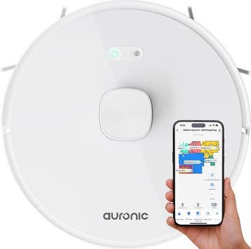 2dekans | Auronic Robotstofzuiger - Met Dweilfunctie - WiFi, Ophalen of Verzenden