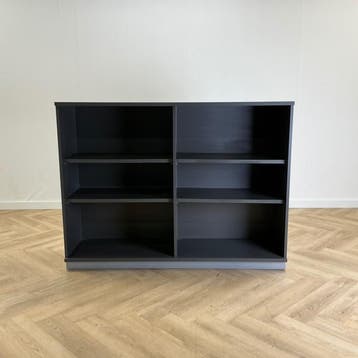 open kast vv 4 legborden (hxbxd) 121x160x45 cm, antraciet